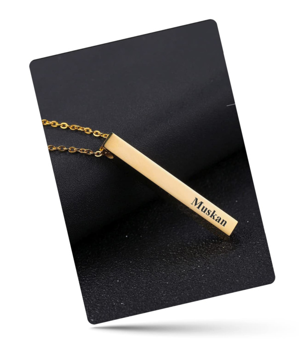 Vakki Name Customized Necklaces Stainless Steel Bow-knot Personalized Women  Pendant Necklace - Walmart.com